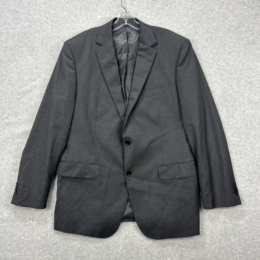 Paul Betenly Blazer 42R Charcoal Lanificio Filarte Wool Sergio Sport Coat Jacket